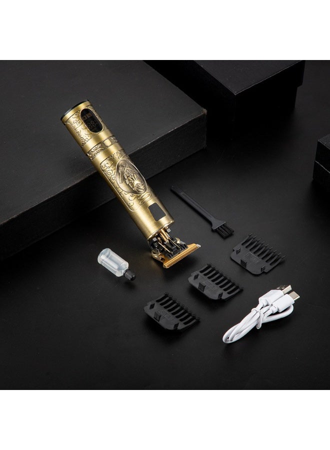 Professional Cordless Hair & Beard Trimmer Kit with T-Blade, USB Rechargeable - Image 3